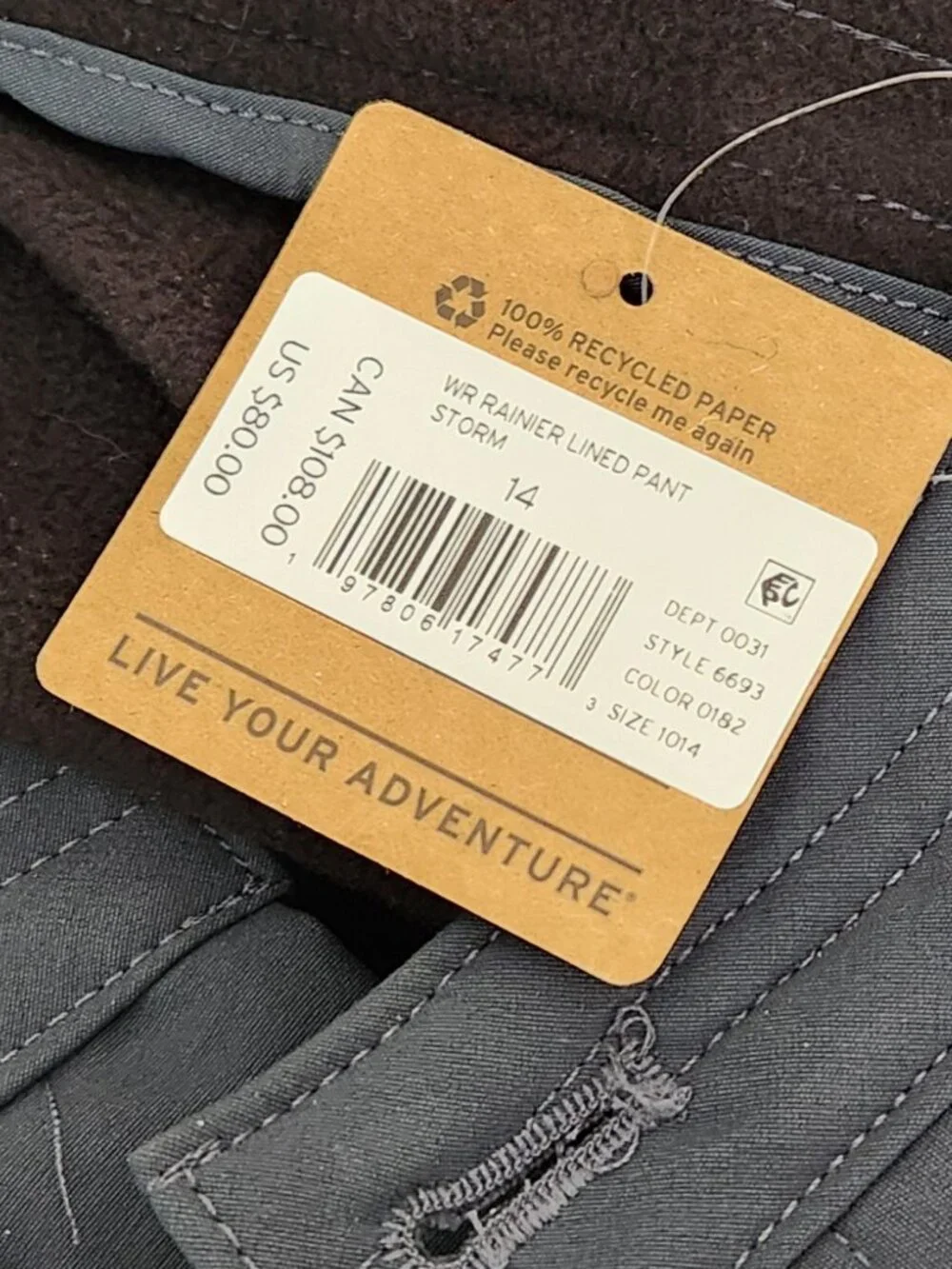 New Rainer Lined Pants - Picture 5 of 5